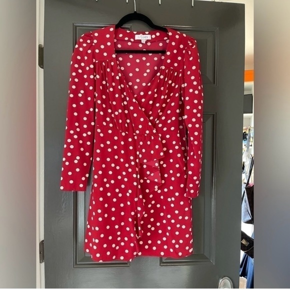 Euc silk polka dot dress - Picture 1 of 2